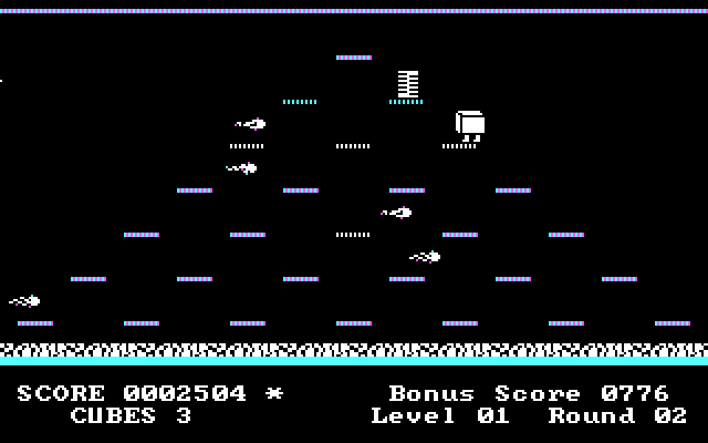 Mr. Cool IBM PC/Compatibles Screenshot: Avoid the things that melt ice!