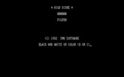 Pig Pen for IBM PC/Compatibles - Title screen and monitor selection.