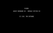 Pig Pen for IBM PC/Compatibles - Adjust the keyboard settings, or keep the default?