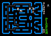 Pig Pen for Apple II - Running away on round 3.