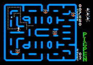 Pig Pen for Apple II - You can chase the pigs when they are in this form.