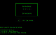 Tom Throop's Bridge Baron for IBM PC/Compatibles - Title screen.
