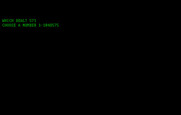 Tom Throop's Bridge Baron for IBM PC/Compatibles - Enter a random number seed.