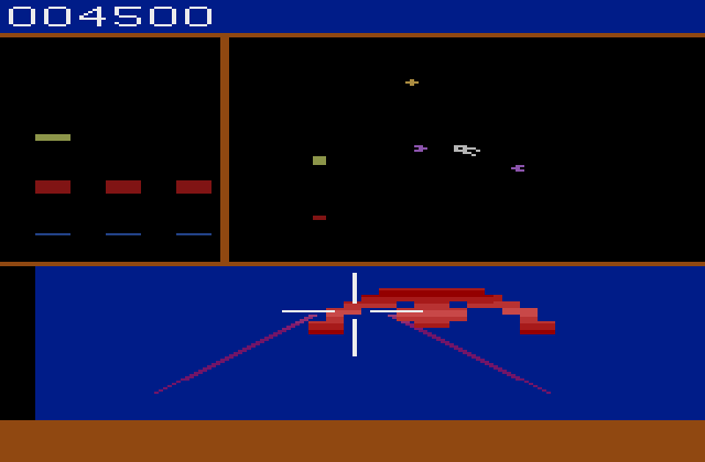 Star Trek: Strategic Operations Simulator Atari 2600 Screenshot: Fire!