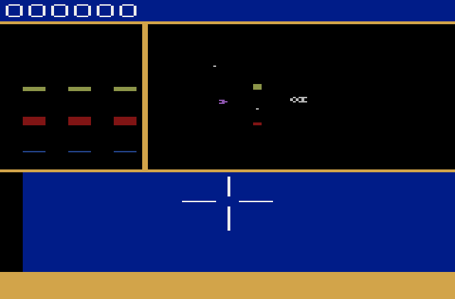 Star Trek: Strategic Operations Simulator Atari 2600 Screenshot: Game start.