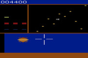 Star Trek: Strategic Operations Simulator for Atari 2600 - Navigating past asteroids...