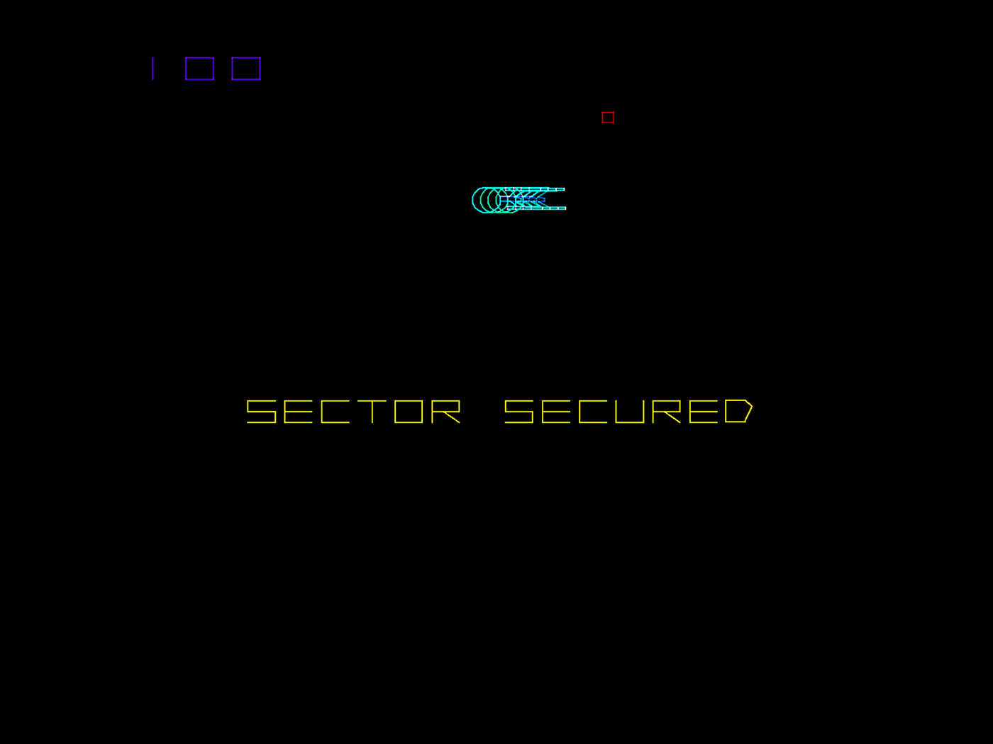 Star Trek: Strategic Operations Simulator Arcade Screenshot: Sector secured!
