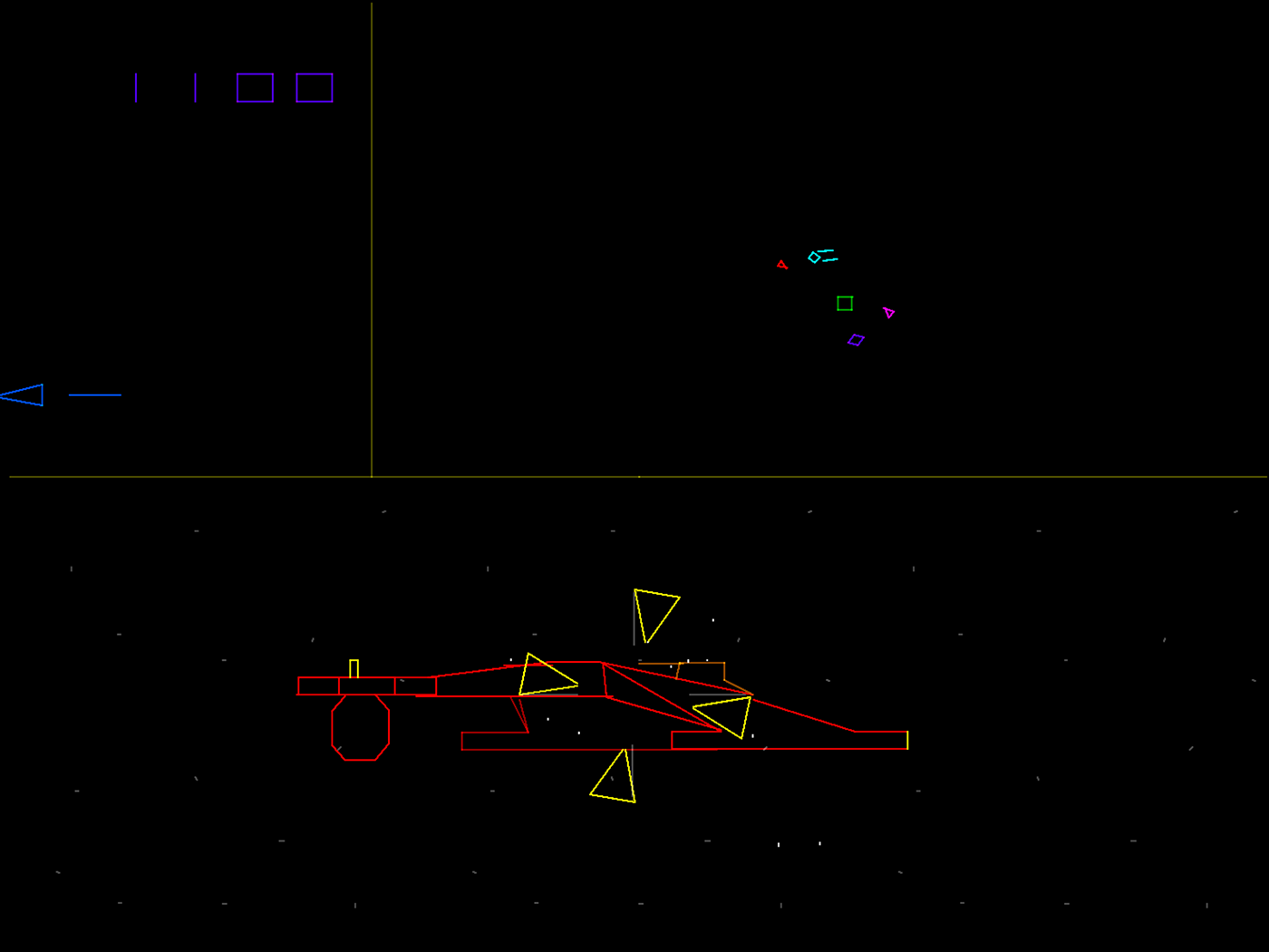 Star Trek: Strategic Operations Simulator Arcade Screenshot: Another enemy in sight!