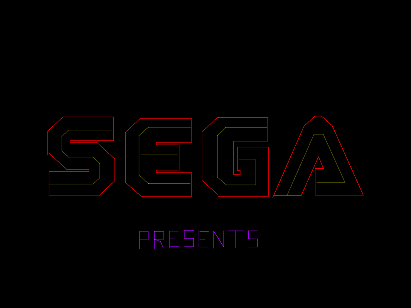 Star Trek: Strategic Operations Simulator Arcade Screenshot: SEGA presents...
