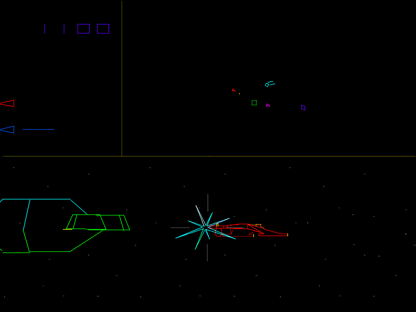 Star Trek: Strategic Operations Simulator Arcade Screenshot: The attack begins...