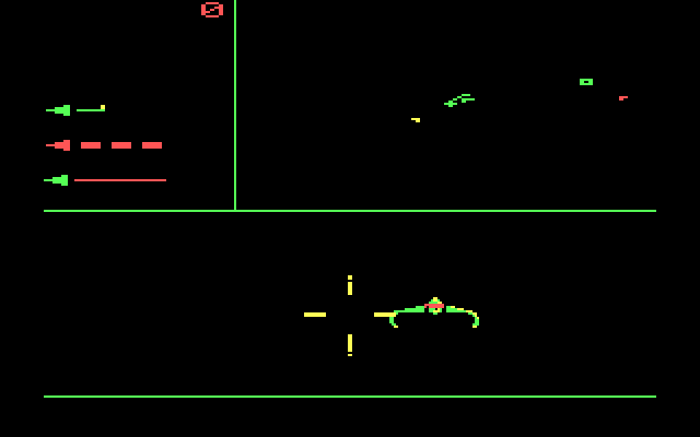Star Trek: Strategic Operations Simulator IBM PC/Compatibles Screenshot: Game start...watch out for Klingons!