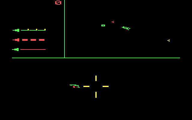 Star Trek: Strategic Operations Simulator IBM PC/Compatibles Screenshot: Simulation begins...