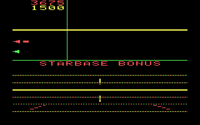 Star Trek: Strategic Operations Simulator IBM PC/Compatibles Screenshot: Level complete, starbase bonus...