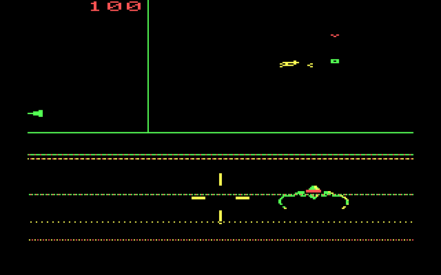 Star Trek: Strategic Operations Simulator IBM PC/Compatibles Screenshot: Under attack!
