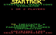 Star Trek: Strategic Operations Simulator for IBM PC/Compatibles - Title screen.