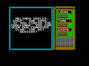 Chip's Challenge for ZX Spectrum - Game introduction...