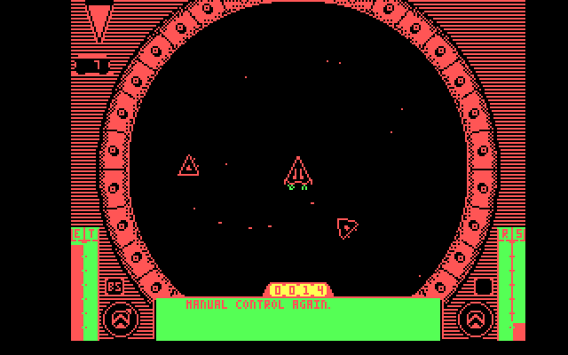 Star Empire IBM PC/Compatibles Screenshot: Under attack!