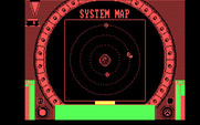 Star Empire for IBM PC/Compatibles - The system map.