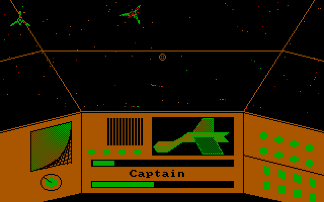 Last Warrior, The IBM PC/Compatibles Screenshot: Another enemy destroyed...