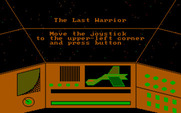 Last Warrior, The for IBM PC/Compatibles - Title screen.