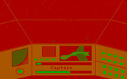 Last Warrior, The for IBM PC/Compatibles - The screen flashes red when you're hit.