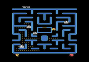 Ms. Pac-Man for Atari 5200 - When the ghosts flash white they are about to change back to normal.