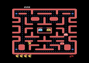 Ms. Pac-Man for Atari 5200 - Gameplay on the first round.