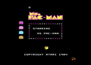 Ms. Pac-Man for Atari 7800 - Title screen.