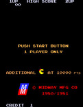 Ms. Pac-Man for Arcade - Press start button to begin!