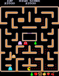 Ms. Pac-Man for Arcade - It's easy to become trapped in this part of the maze...