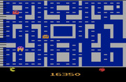 Ms. Pac-Man for Atari 2600 - The pink ghost got me!