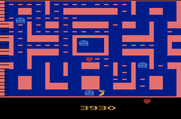 Ms. Pac-Man for Atari 2600 - When the fruit appears eat it for bonus points.