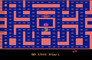 Ms. Pac-Man for Atari 2600 - Starting screen.