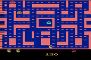 Ms. Pac-Man for Atari 2600 - Game start.
