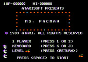 Ms. Pac-Man for Apple II - Test shot 1.