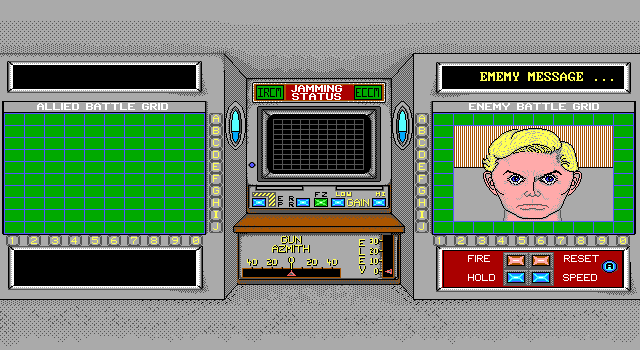 Armada IBM PC/Compatibles Screenshot: One player game start.