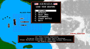 Armada for IBM PC/Compatibles - The main menu.