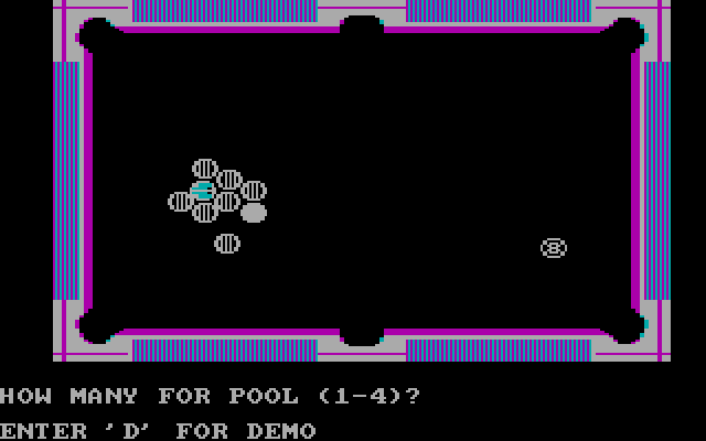 Rack 'em Up IBM PC/Compatibles Screenshot: How many players?