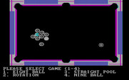 Rack 'em Up for IBM PC/Compatibles - Select a game.