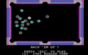 Rack 'em Up for IBM PC/Compatibles - Title screen.