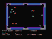 Rack 'em Up for IBM PC/Compatibles - Setting up the next shot.