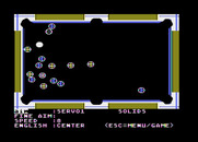 Rack 'em Up for Atari 8-bit - Aiming my next shot...