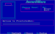 AwardWare for IBM PC/Compatibles - Adding some text...