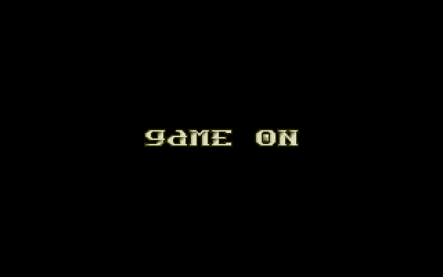 Demon Blue IBM PC/Compatibles Screenshot: Game on!