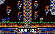 Demon Blue for IBM PC/Compatibles - I'll need to jump on the platforms to get over this wall.