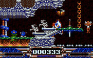 Demon Blue for IBM PC/Compatibles - The glowing "E" restores your energy.