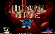 Demon Blue for IBM PC/Compatibles - Title screen.