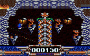 Demon Blue for IBM PC/Compatibles - Some creatures can be destroyed when you jump on them.