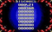 Demon Blue for IBM PC/Compatibles - High scores.