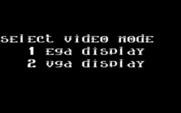 Demon Blue for IBM PC/Compatibles - Select a display type.